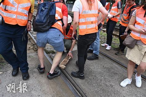 輕鐵出軌|輕鐵出軌｜疑貨車跌出木板致脫軌 警拘貨車司機 